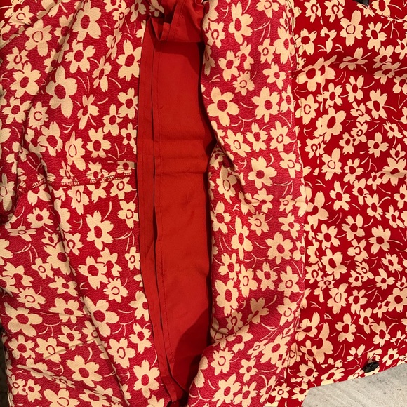 Madewell Side-Button Skirt in Full Bloom (sold out) - Picture 3 of 5